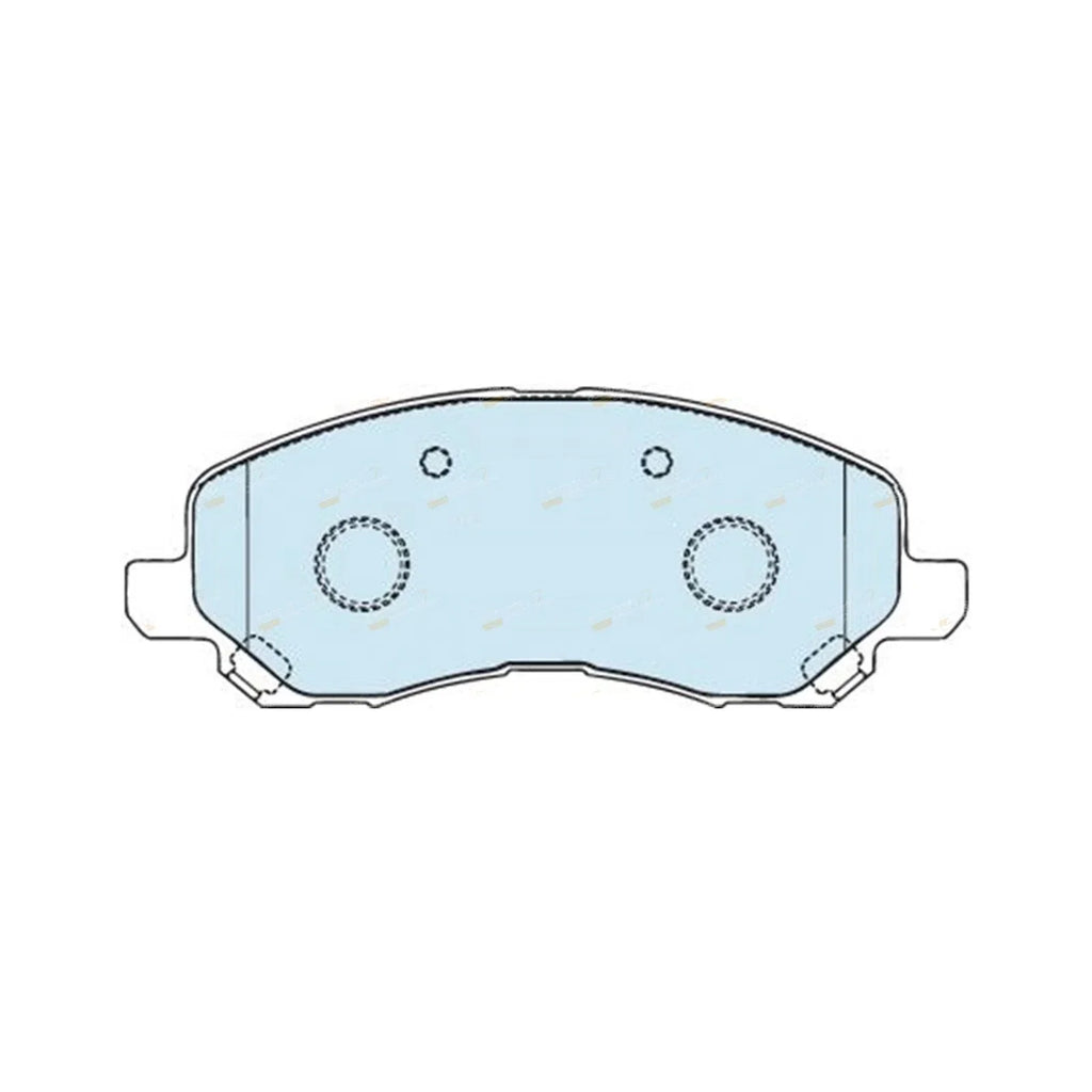4WD Front Disc Brake Pad Set for Mitsubishi Grandis (2004 - 2010)