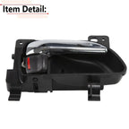 Black Inside Right Door Handle with Chrome Lever for Subaru Toyota