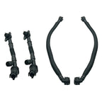 Set of 4 Crankcase Breather Hoses for BMW 550i 650i 750i X5 X6 (2006–2016)