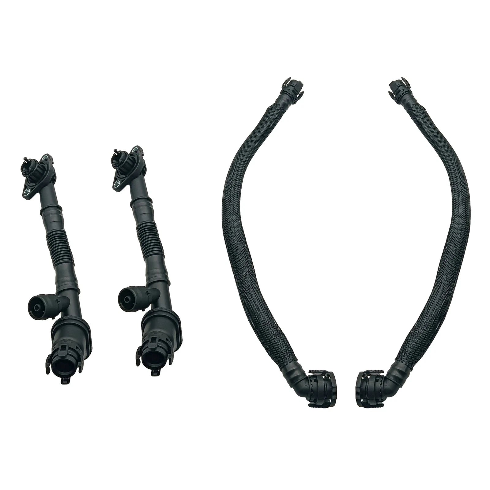 Set of 4 Crankcase Breather Hoses for BMW 550i 650i 750i X5 X6 (2006–2016)