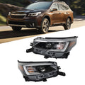 Set of 2 Headlight Assemblies for Subaru Legacy/Outback (2020) LED