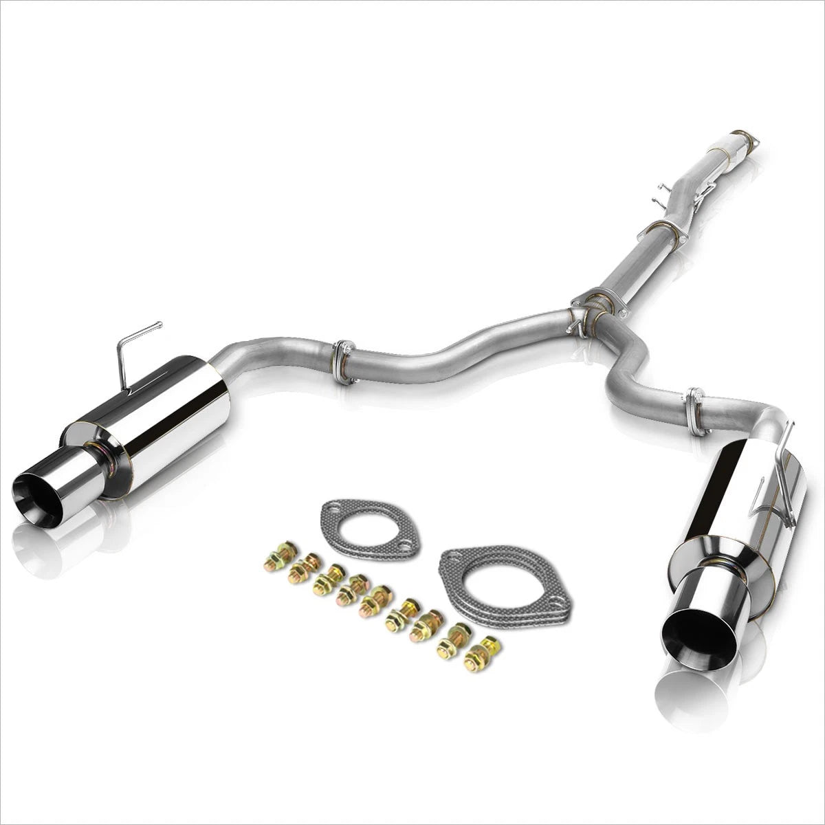 Catback Exhaust System for Nissan Altima 3.5L V6 (2007–2012) - Dual 4" Tips