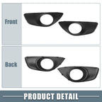 Front Left Right Fog Light Grille Cover for Hyundai Santa Fe (2010-2012) 2 x