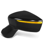 Driver Left Side Door Mirror with Power Mirror/Turn Signal for Nissan Versa (2015–2019)