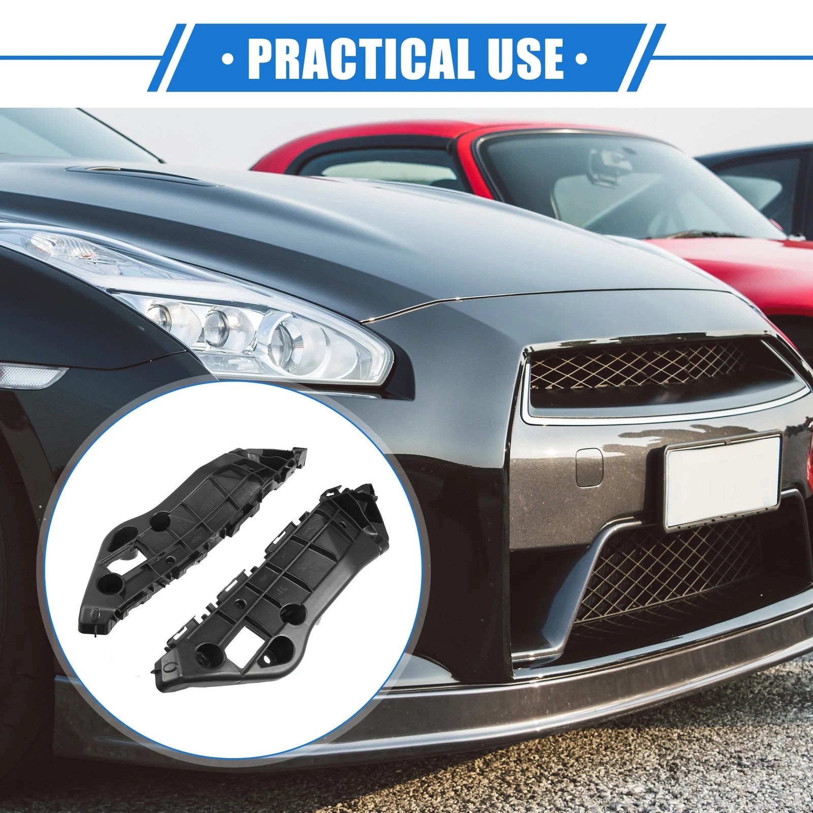 2X Front Bumper Brackets for Toyota RAV4 (2016–2018) 703820310433