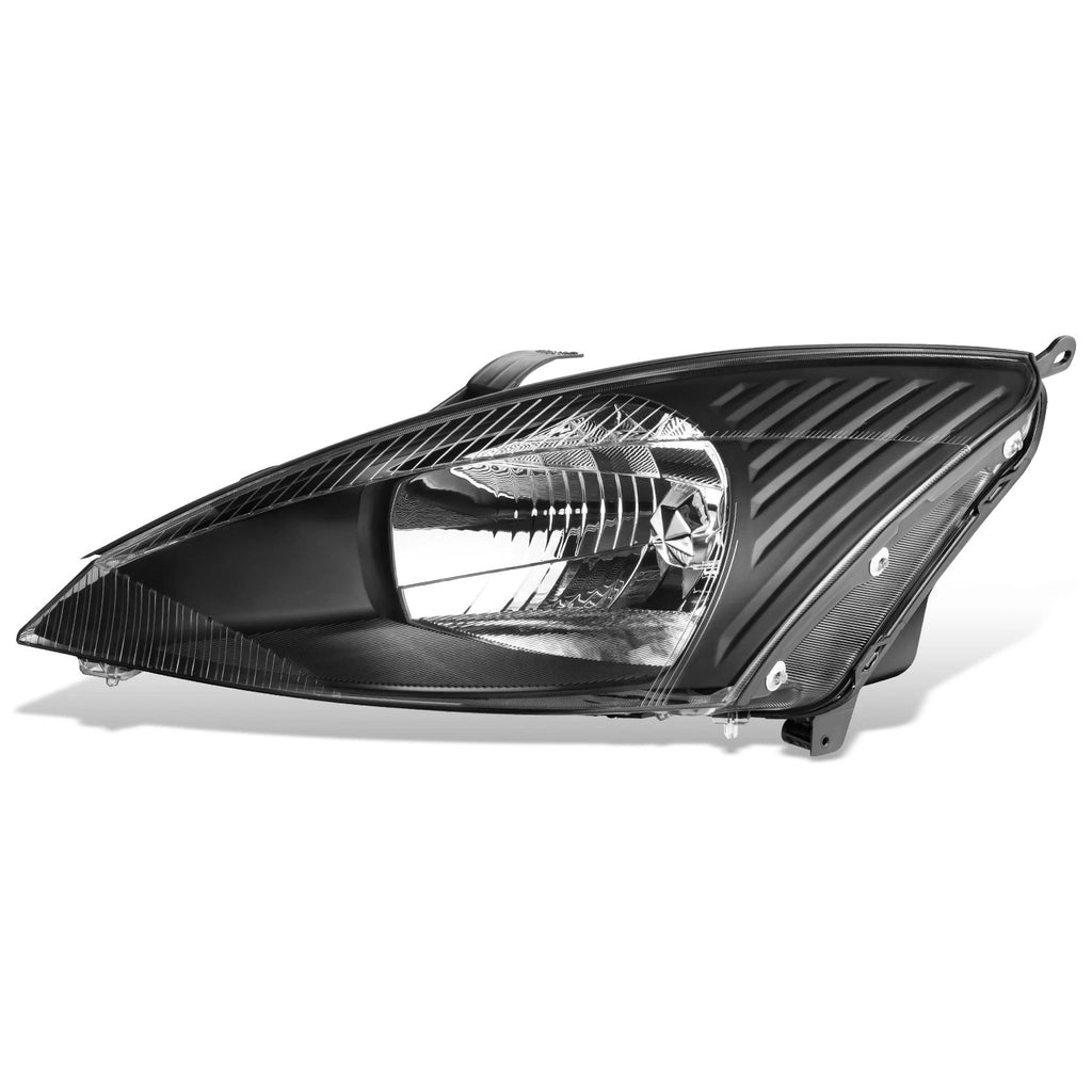 Headlight Lamp Assembly for Ford Focus (2003–2004) Driver Side Black Housing