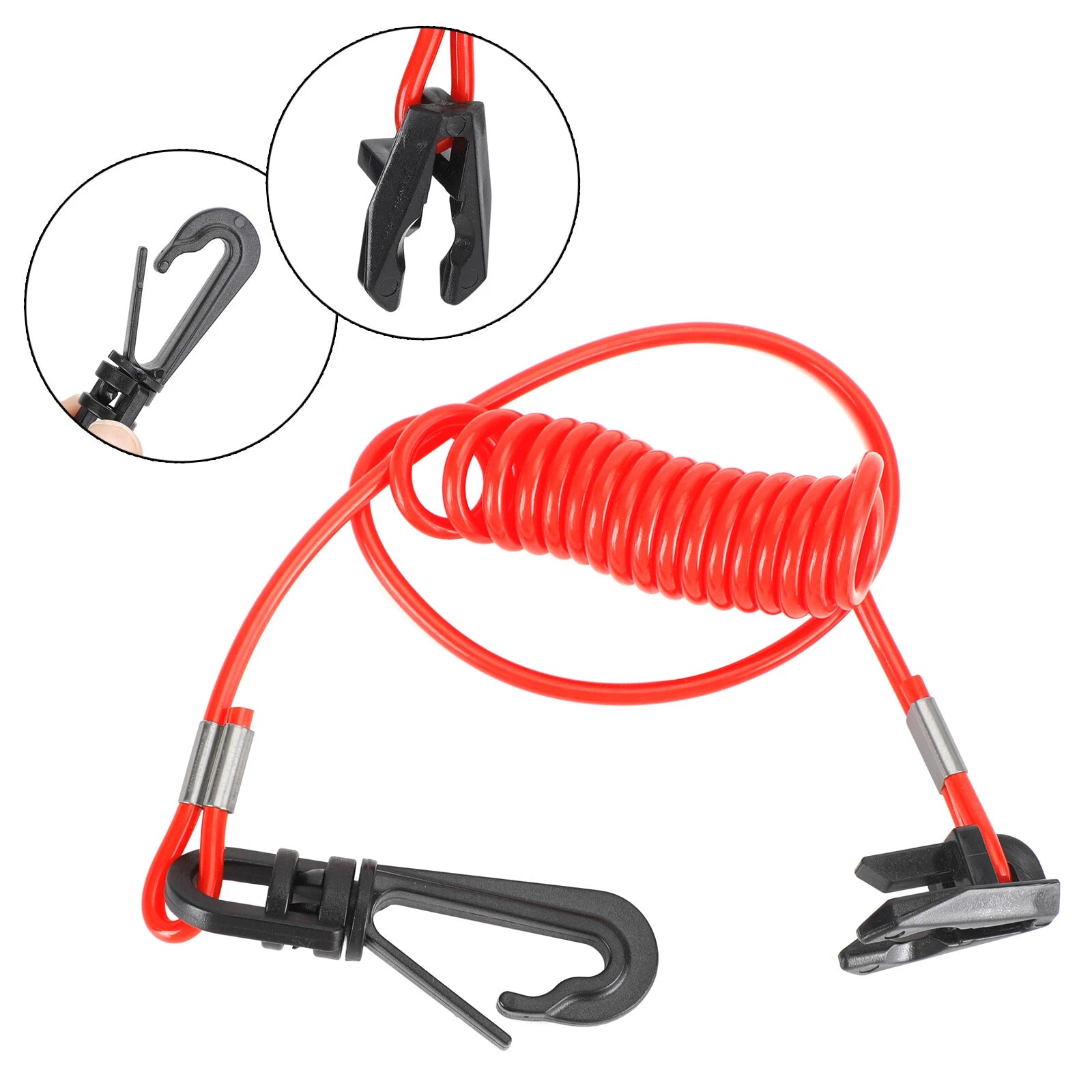 Stop Switch Clip & Lanyard for Johnson Evinrude (0432230)