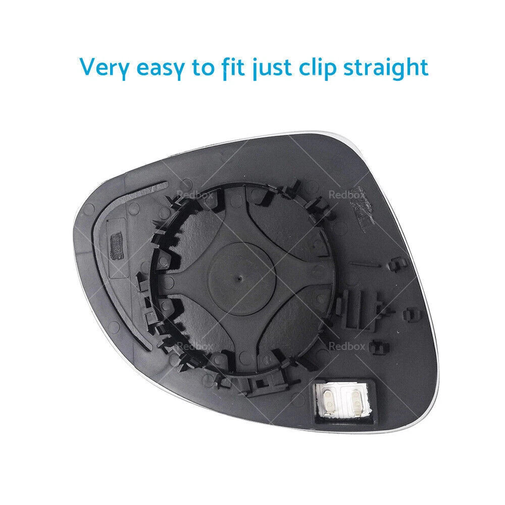 Left Passenger Side Heated Mirror Glass for VW Golf MK5 (2004–2008)