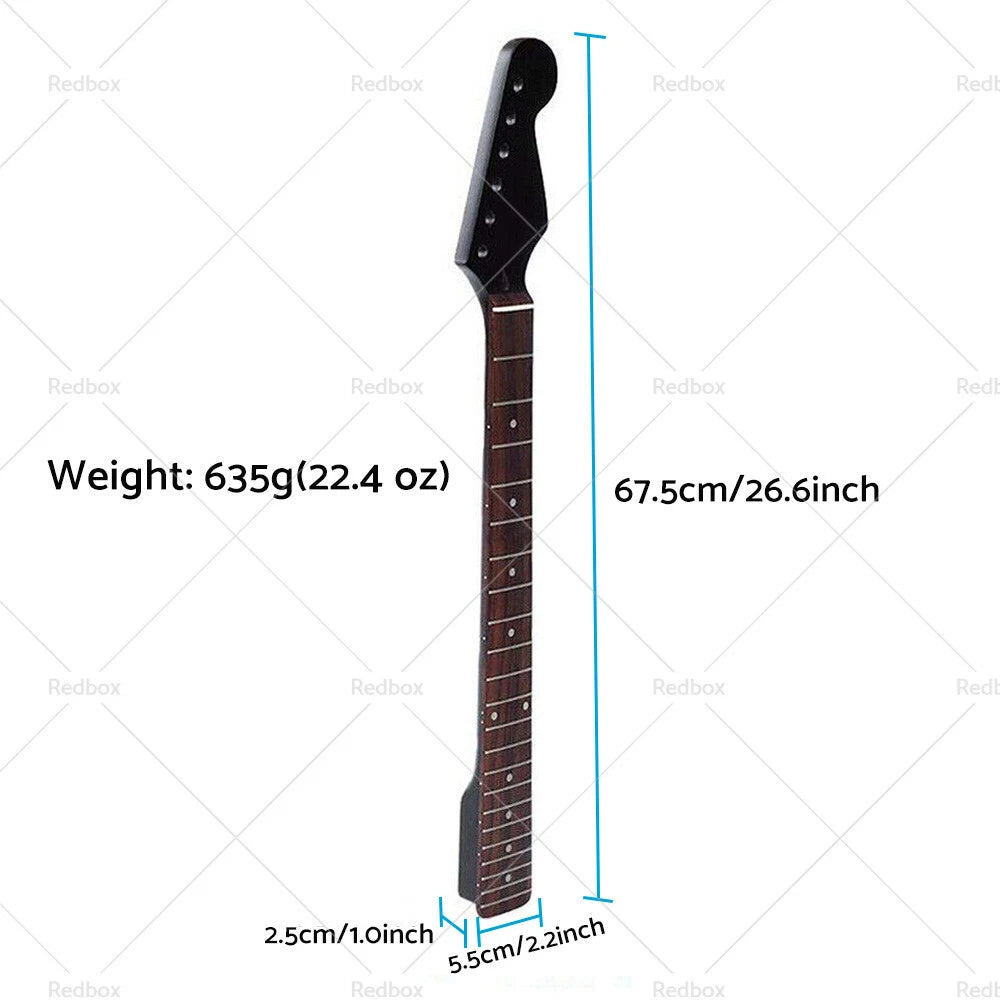 22 Fret Electric Guitar Neck for ST Model (Rosewood Fingerboard)