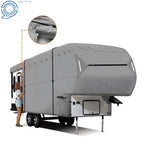4-Ply Waterproof 5th Wheel RV Cover for Motorhome Camper (33'-37')