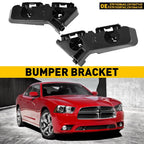 Bumper Bracket Set of 2 for Dodge Charger (2011–2014) Front Left & Right Steel