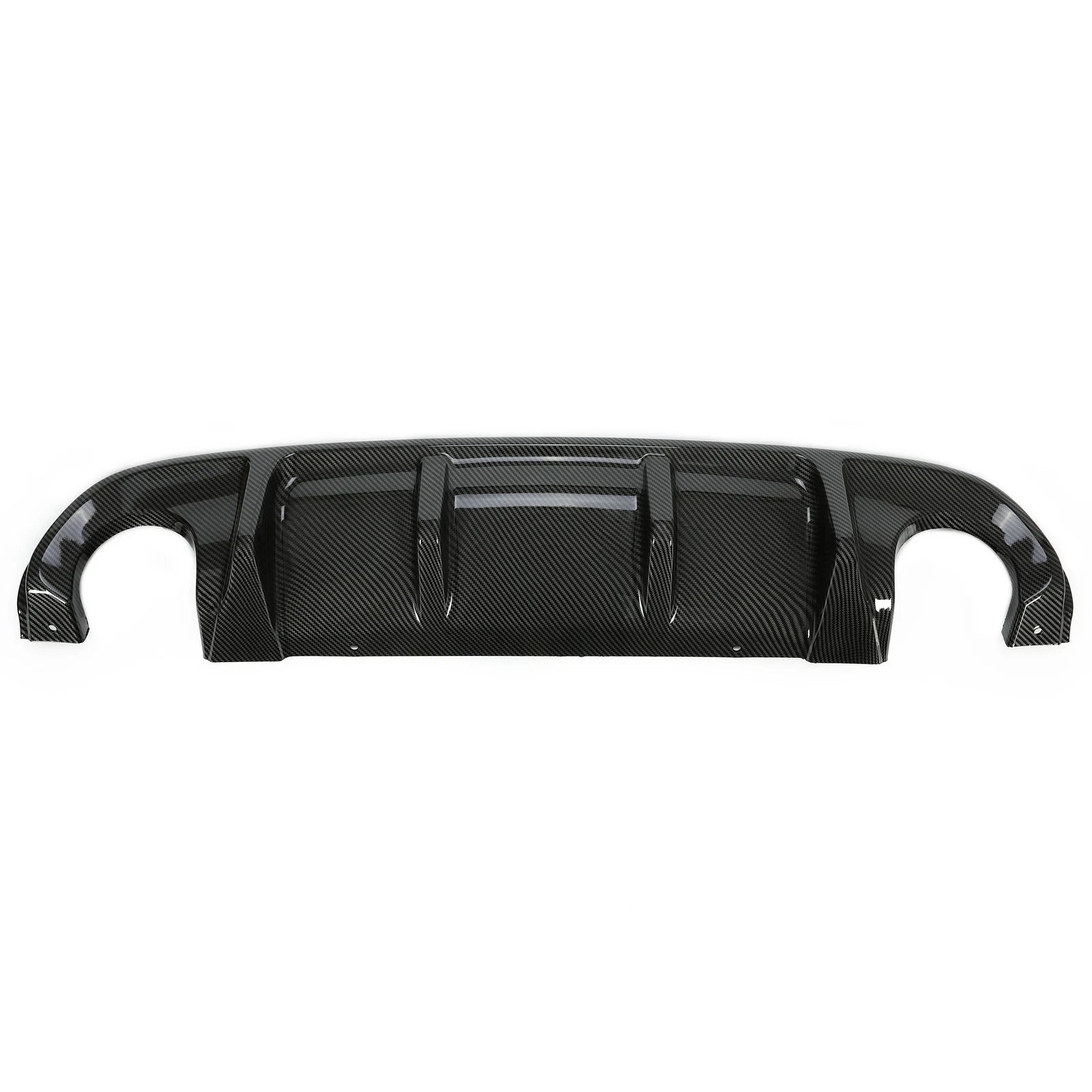 Carbon Fiber Style Rear Diffuser Bumper Lip Spoiler for Infiniti Q50 (2014–2017)