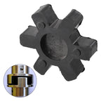 Jaw Coupling with Rubber Center Insert for Efficient Transmission (L099/L100)