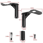 Front Rear Engine Guard Crash Bar for Harley Softail Low Rider (2018–2023)