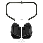 Black Lower Vented Fairings Engine Guard Bar for Harley Street Glide (2014–2023)