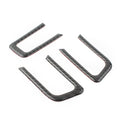 3 x Carbon Fiber Steering Wheel Cover Trim for Ford Mustang (2015-2019)