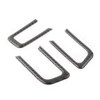 3 x Carbon Fiber Steering Wheel Cover Trim for Ford Mustang (2015-2019)