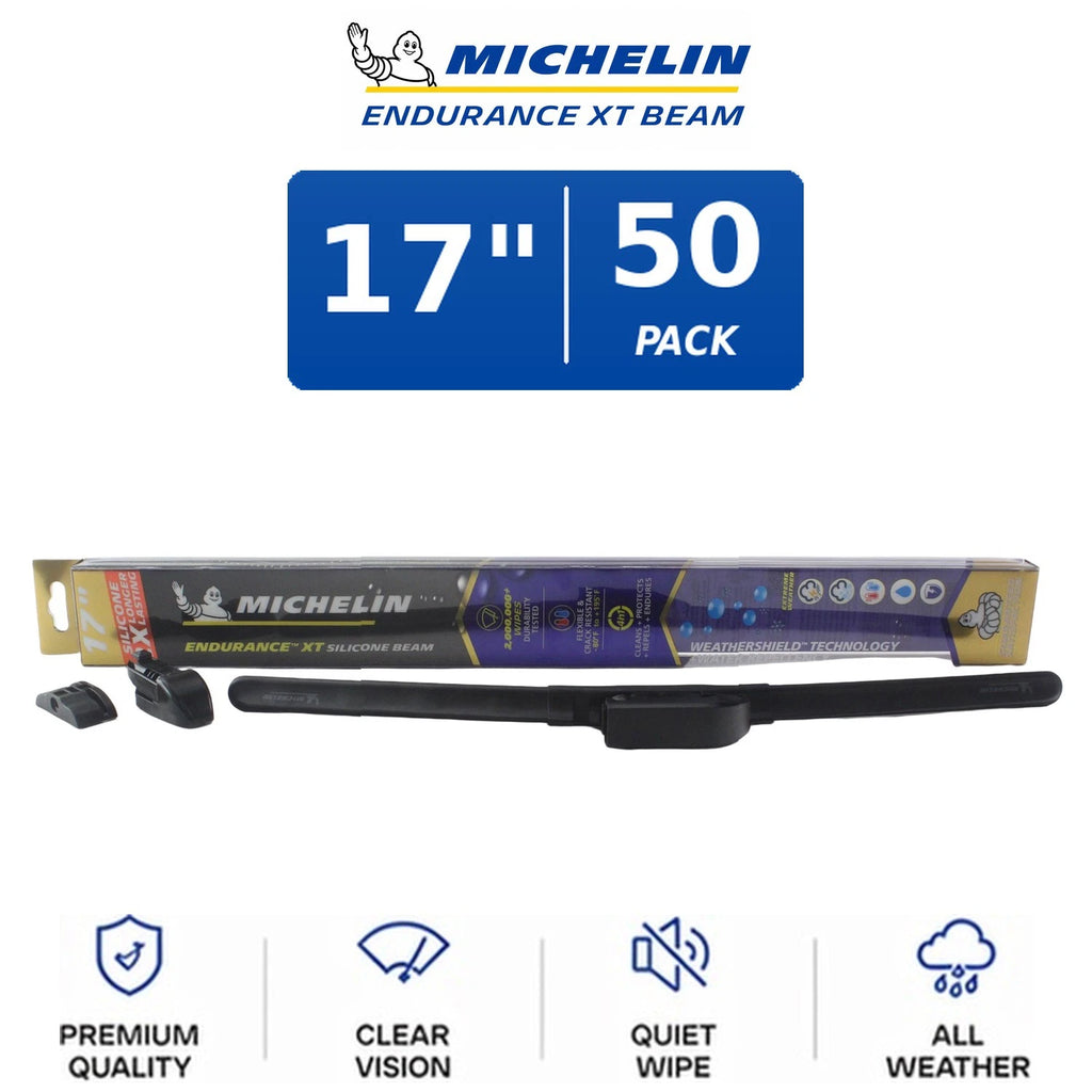 Set of 2 Michelin Endurance XT Beam Wiper Blades 17" (All-Weather)