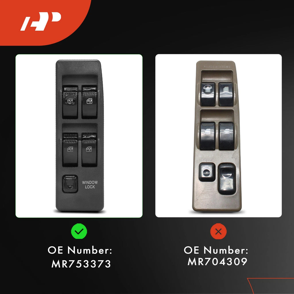 Front Left Power Window Switch for Mitsubishi Montero (1990-2003)