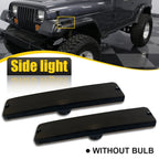 Front Smoke LED Side Marker Lights for Jeep Wrangler (1987–1995)