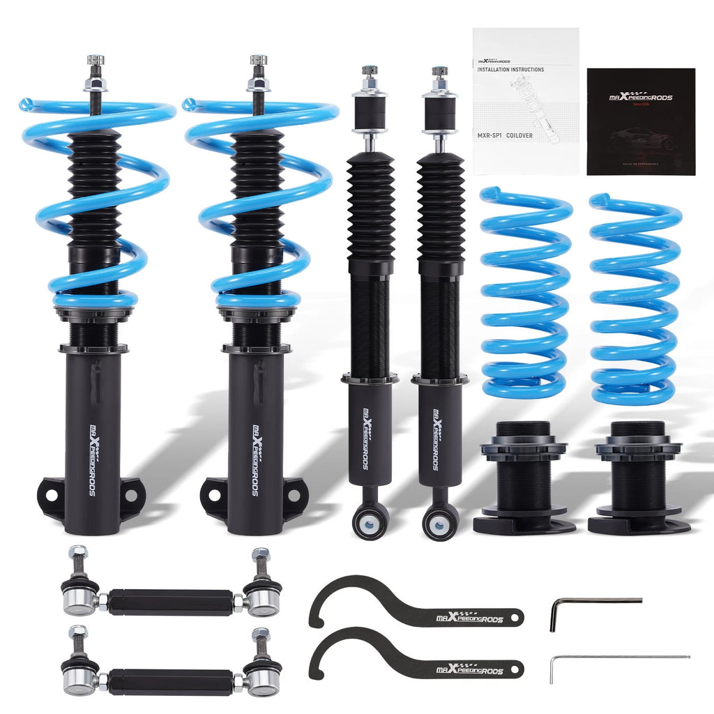 MaXpeedingrods T6 Coilovers 24 Way Adjustable for MBZ C-Class (2001–2007)