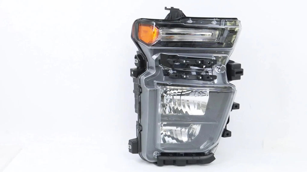 Passenger Headlight for Chevy Silverado 2500HD (2020â2023) Black Halogen