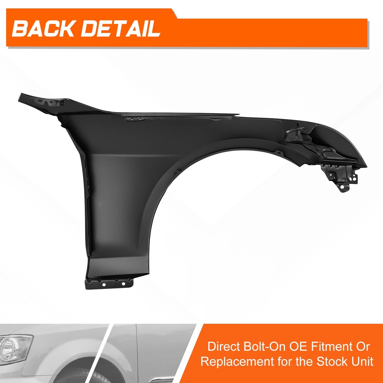 Steel Front Driver Left Side Fender Panel for Cadillac ATS (2013–2018)