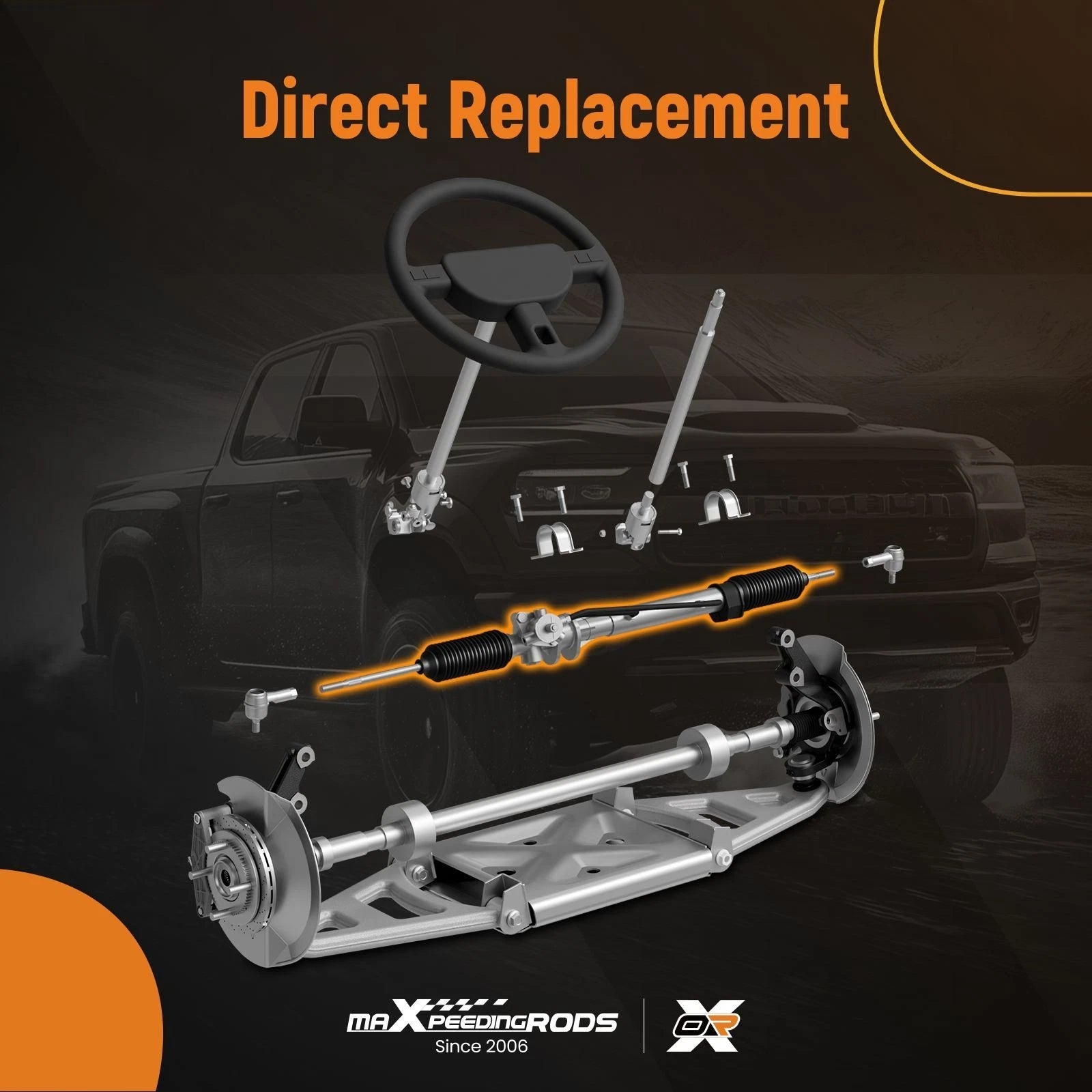Power Steering Rack & Pinion for Hyundai Santa Fe 2010–2012, Kia 2010–2012