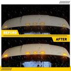 5X Clear Amber 9 LED Cab Top Roof Marker Lights for Kenworth T680, Peterbilt 579 (2017–2023)