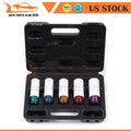 Set of 5 Deep Impact Sockets for Wheel Protectors (1/2" 15-22mm)