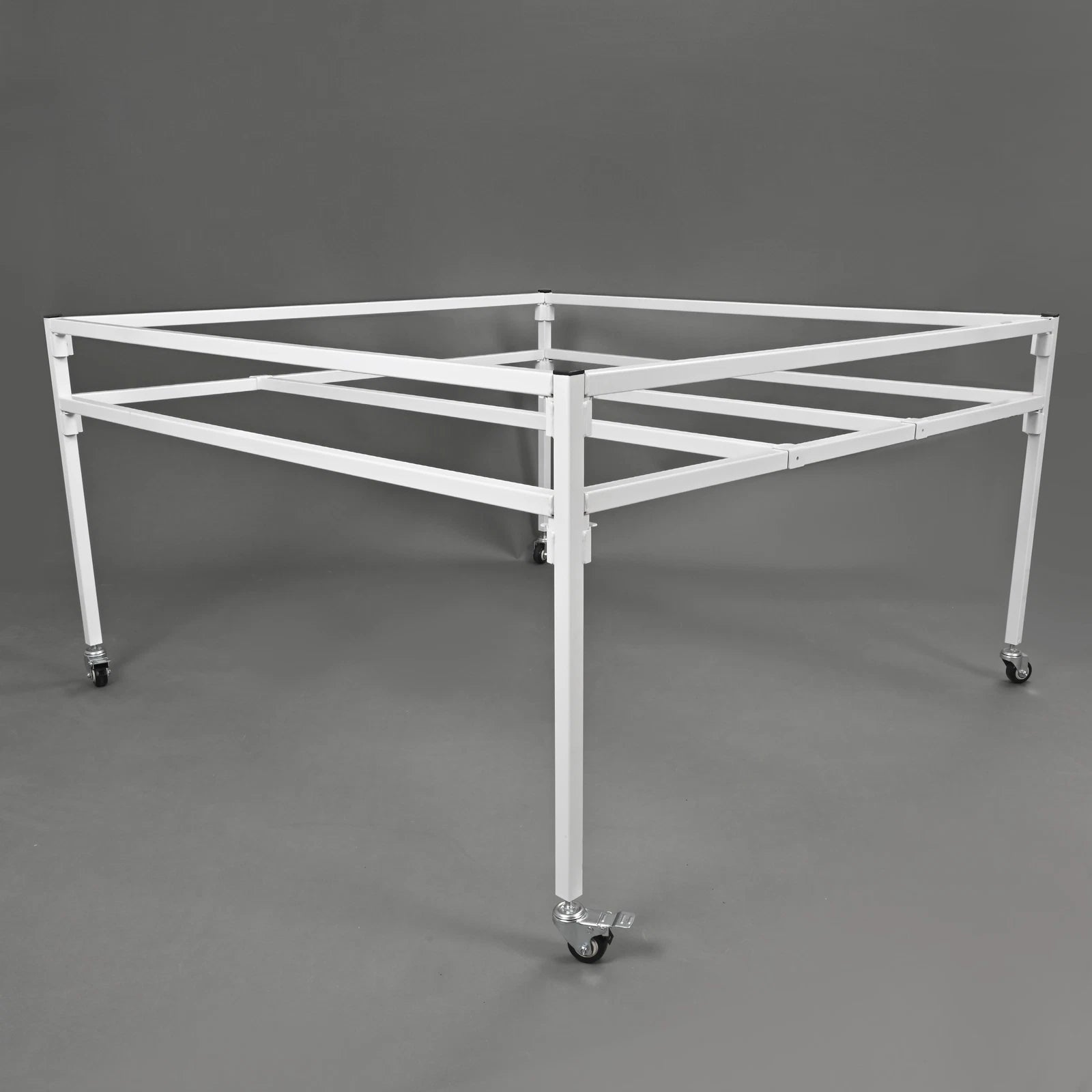 Set of 4 Flood Table Stands with Wheels for Hydroponic Germination Trays