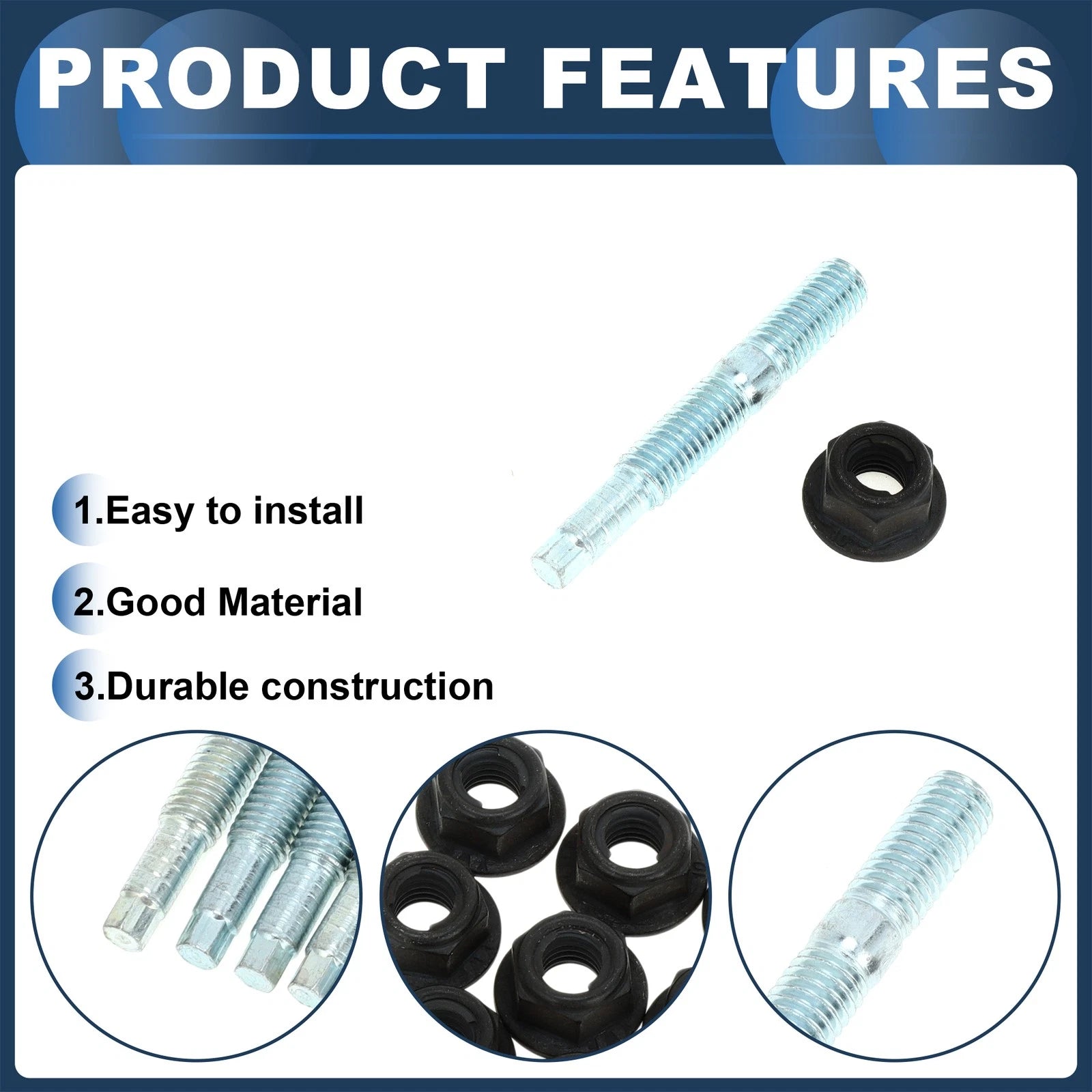 Exhaust Manifold Mount Hardware Bolt Kit No.W701706S2 for Ford Expedition (1997–2006)