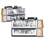 U-Shape LED DRL Headlights for GMC C/K Pickup Suburban Yukon (1994–2000)
