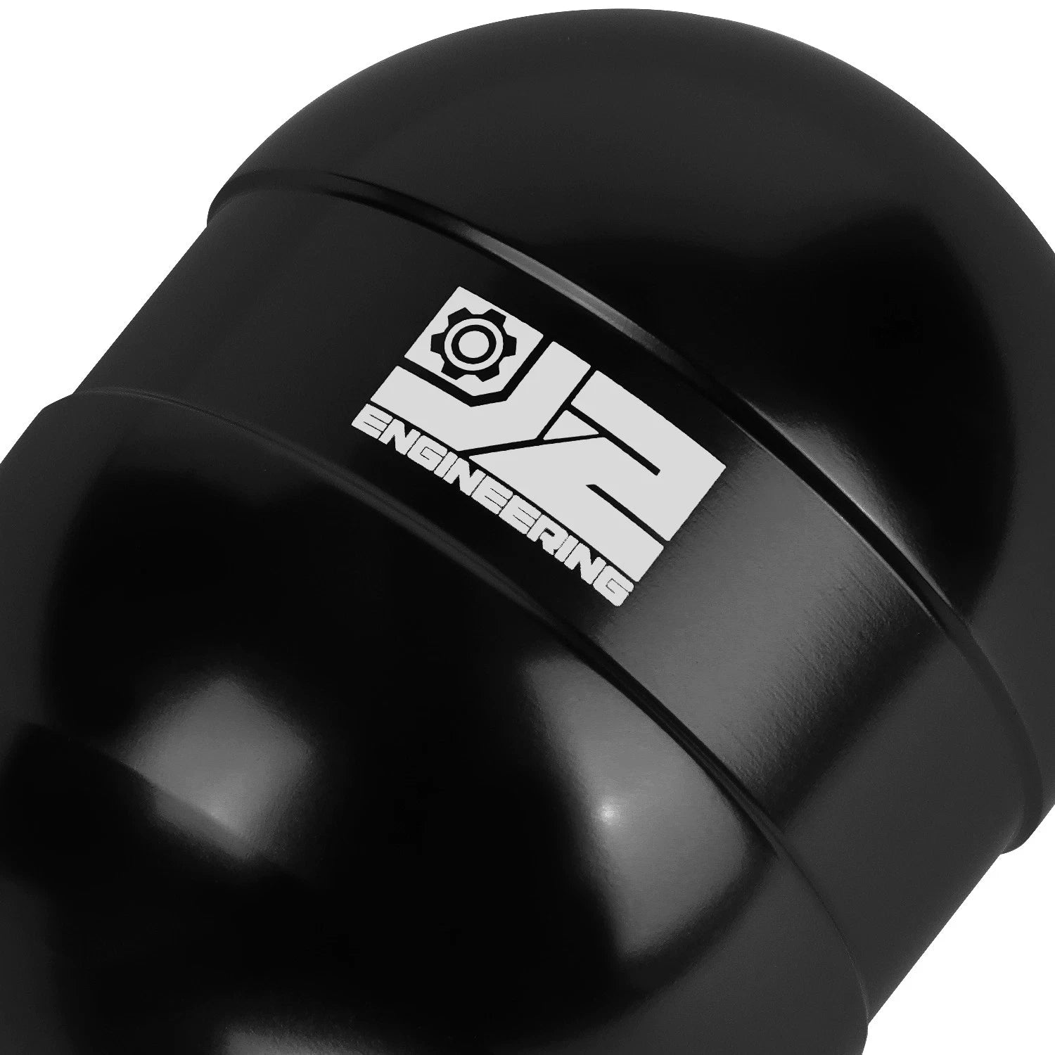 Shift Knob for Universal Vehicles - Black Teardrop Shape with Thread Adapters