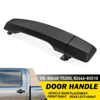1X Exterior Door Handle for Nissan Titan PRO-4X (2008–2015) Rear Left/Right Black