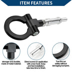 Tow Hook for Honda S2000 20.4cm Black (2000-2009)