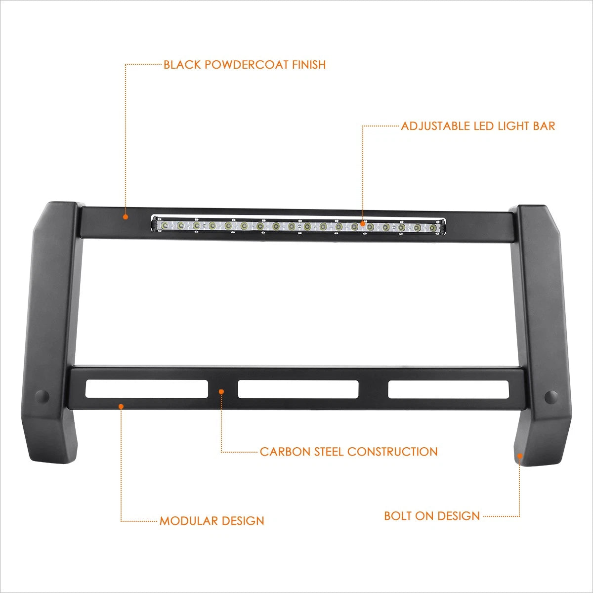 Honeycomb Mesh Grille with LED DRL for Dodge Ram (1994–2002)
