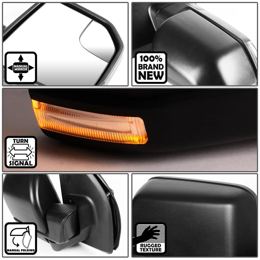 Right Side Manual Adjustment Mirror for Ford F-150 (2015–2018)
