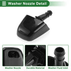 Front Passenger Side Headlight Washer Nozzle for Nissan X-Trail (2014–2020) No.286411DL0A