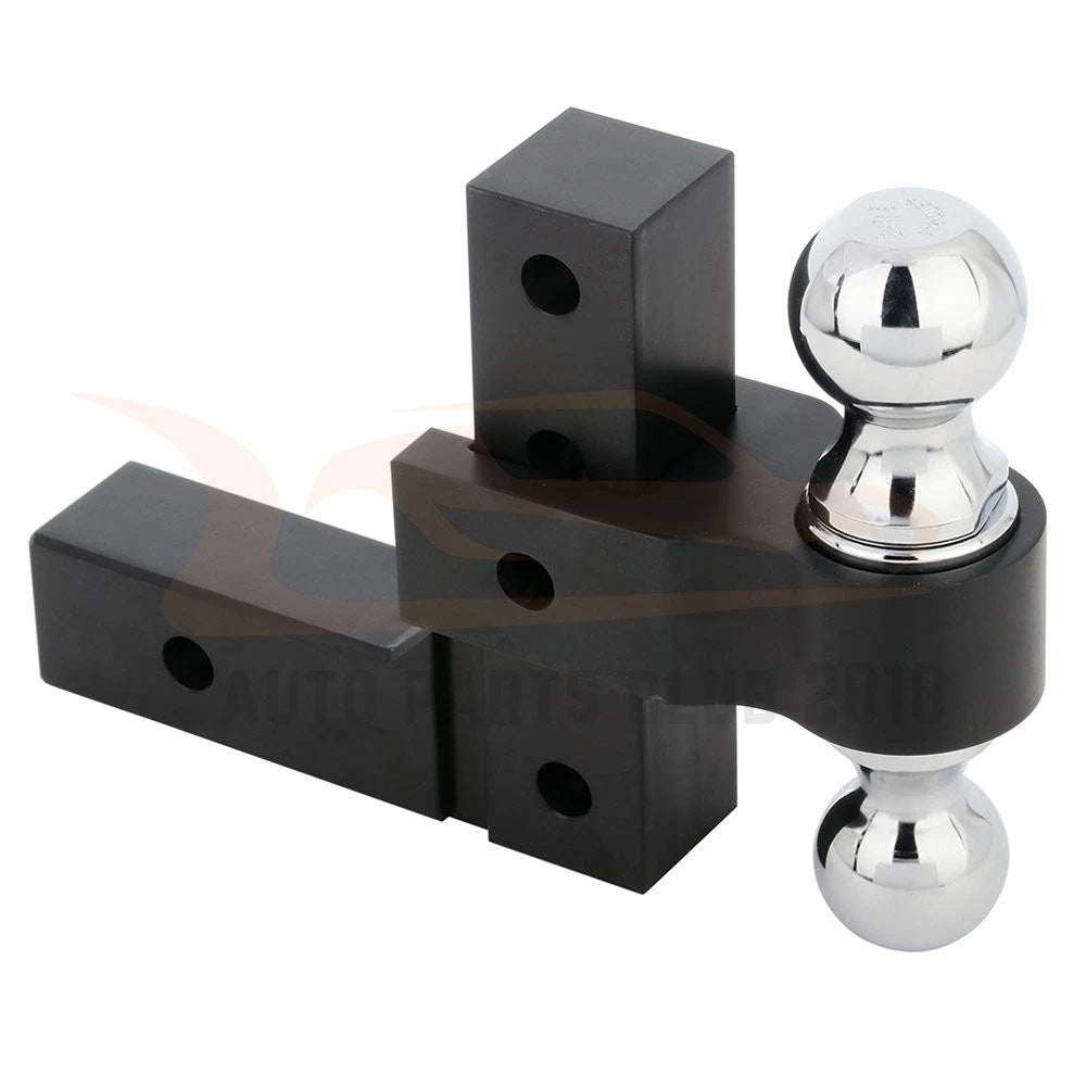 Heavy Duty Dual Ball Tow Trailer Hitch for Universal Fit