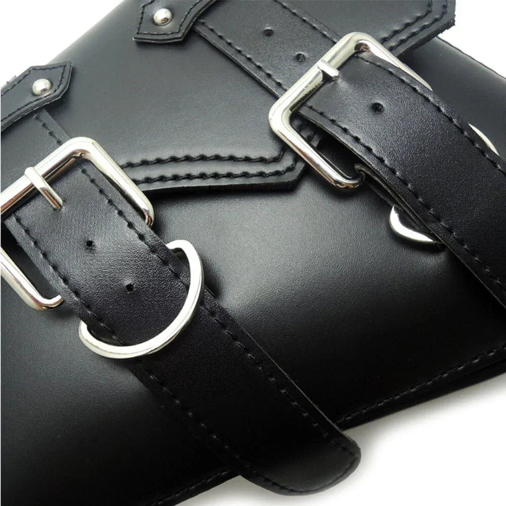 Motorcycle PU Leather Pouch Saddle Bags