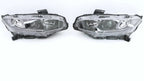 Set of 2 Halogen Headlight Assemblies for Honda Civic (2016-2021)