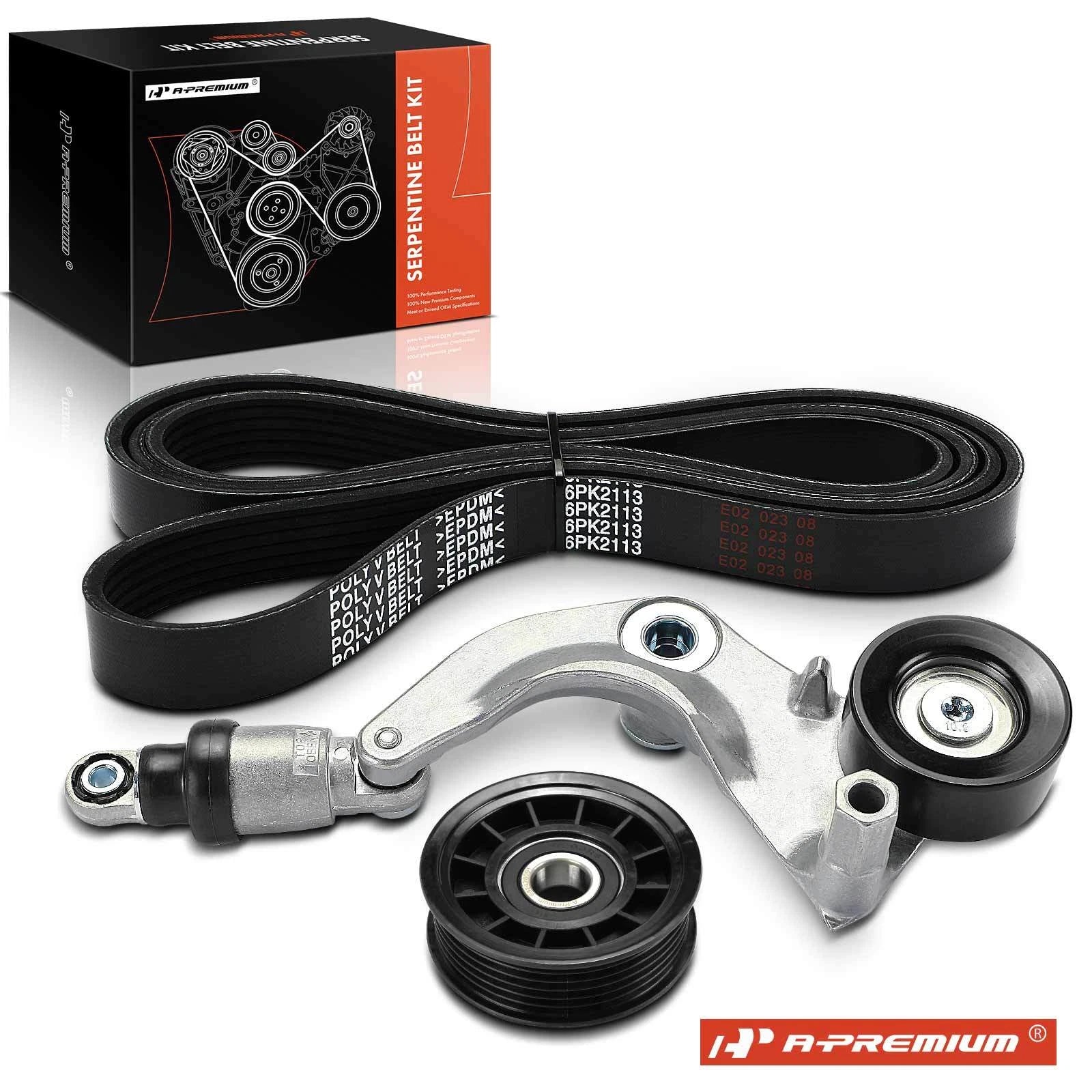 3X Serpentine Belt Drive Component Kit for Honda HR-V (2016–2020)