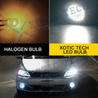 White 7443 LED Daytime Running Light Bulbs for Toyota Tacoma (2017-2019)