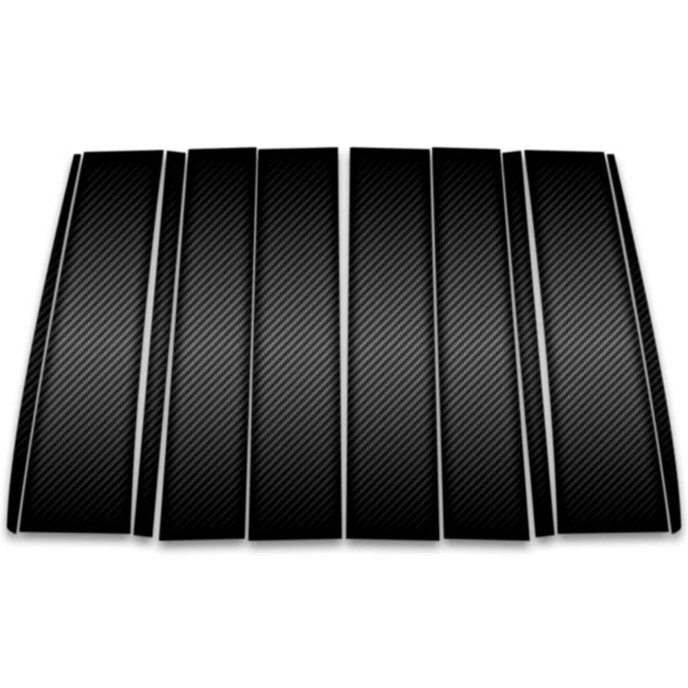 10pc Carbon Fiber Pillar Post Covers for 2015-2020 Cadillac Escalade ESV