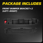 Set of 2 Bumper Brackets for Buick Verano (2012–2017) Front Left & Right