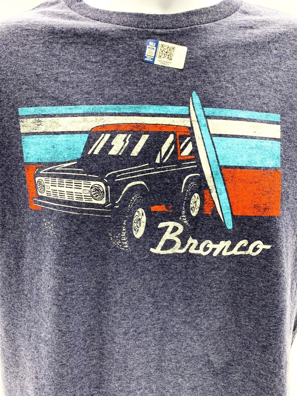 Heather Blue T-Shirt Replacement for Ford Bronco Surfboard Scene (2021–2024)