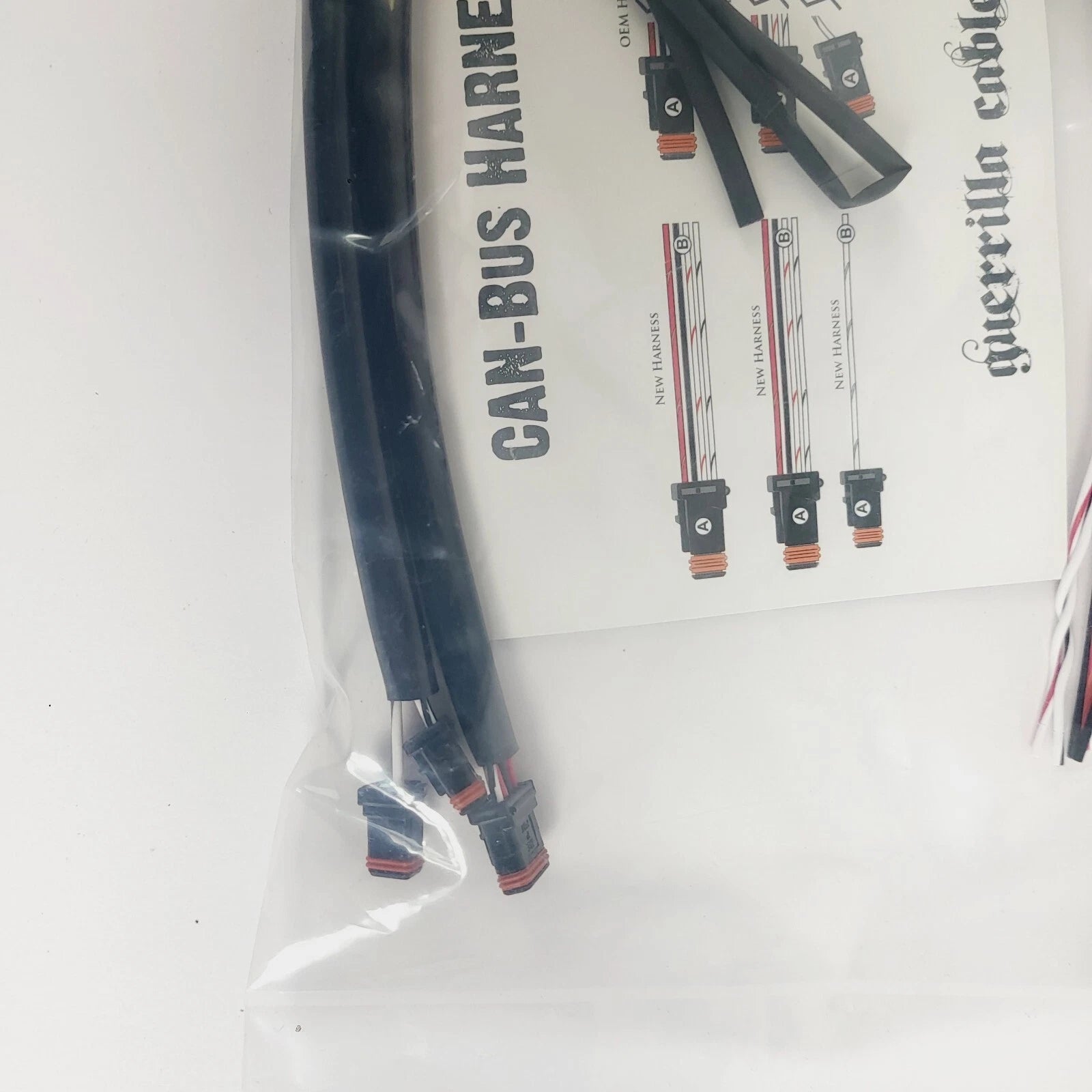 Handlebar Wiring Extension Kit for Harley Softail (2011–2023), Dyna (2014–2023), XL (2011–2023)