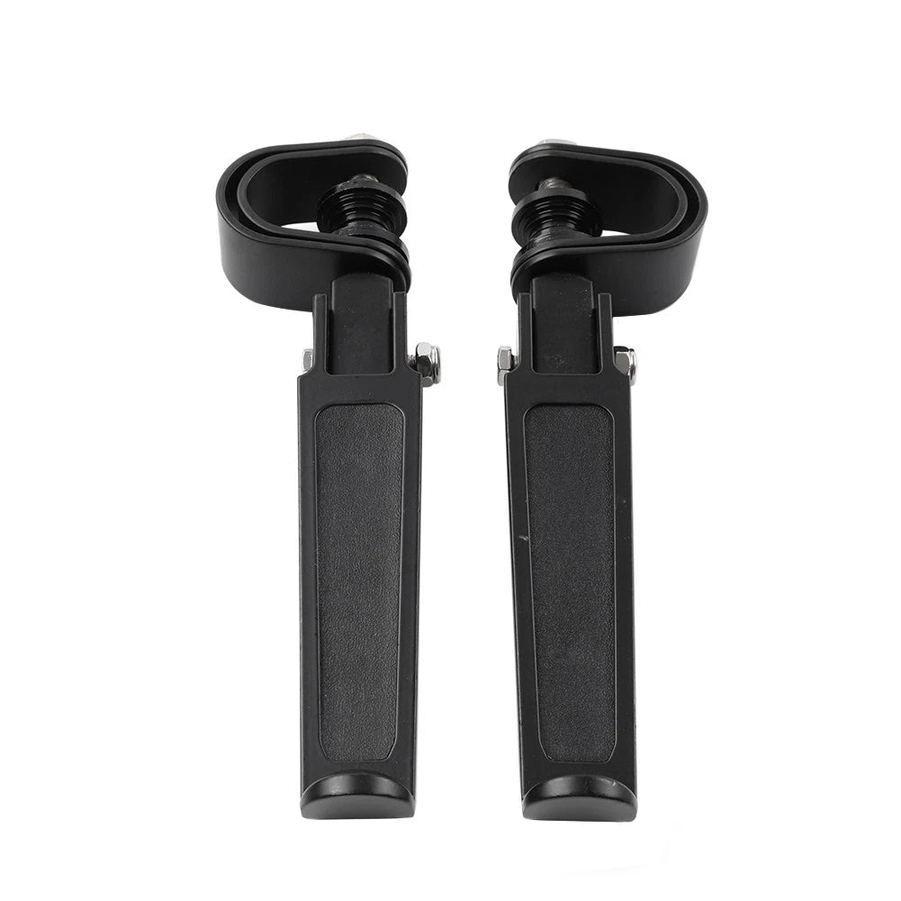 1" 1-1/4" Crash Bar U-Clamp Footpeg Foot Rests for Harley