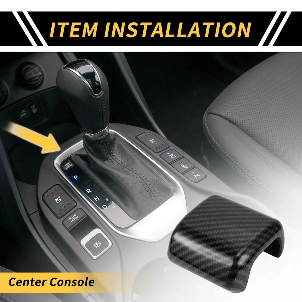Carbon Fiber Gear Shift Knob Cover Trim for Toyota Tundra (2022–2024)